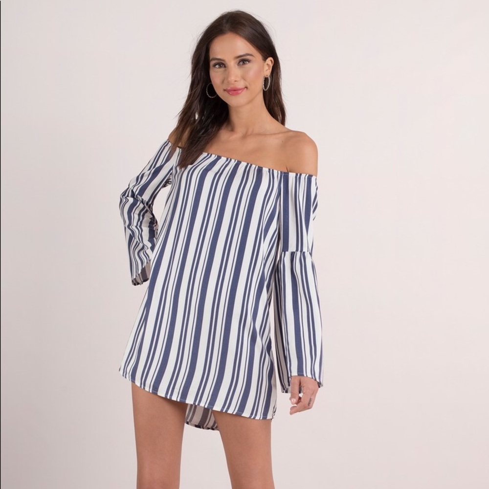 Tobi Peace Of Mind Off The Shoulder Dress